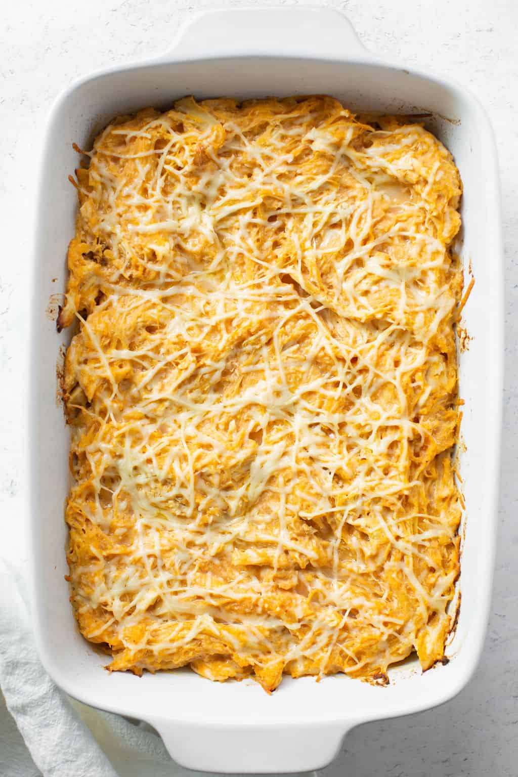 The BEST Healthy Buffalo Chicken Spaghetti Squash Casserole | Lauren ...