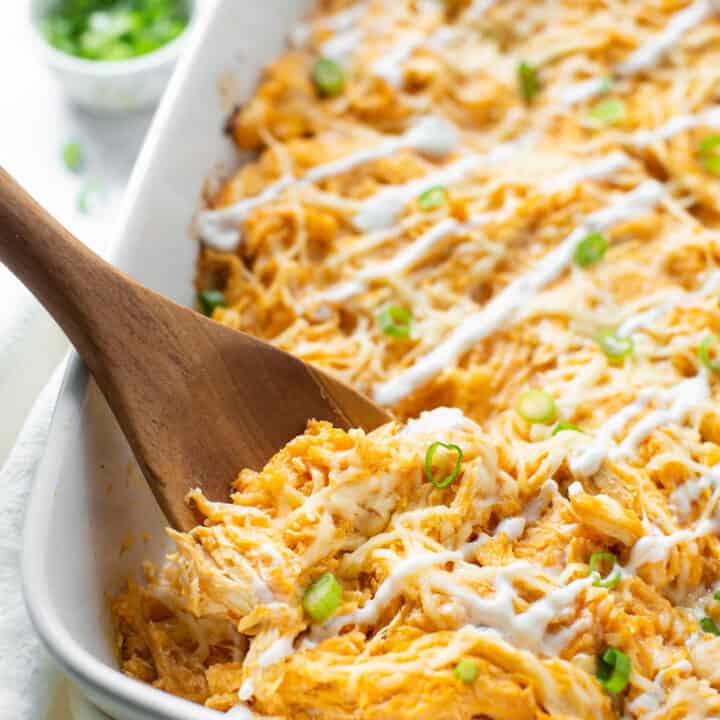 Buffalo Chicken Spaghetti Squash Casserole | Recipe Cart