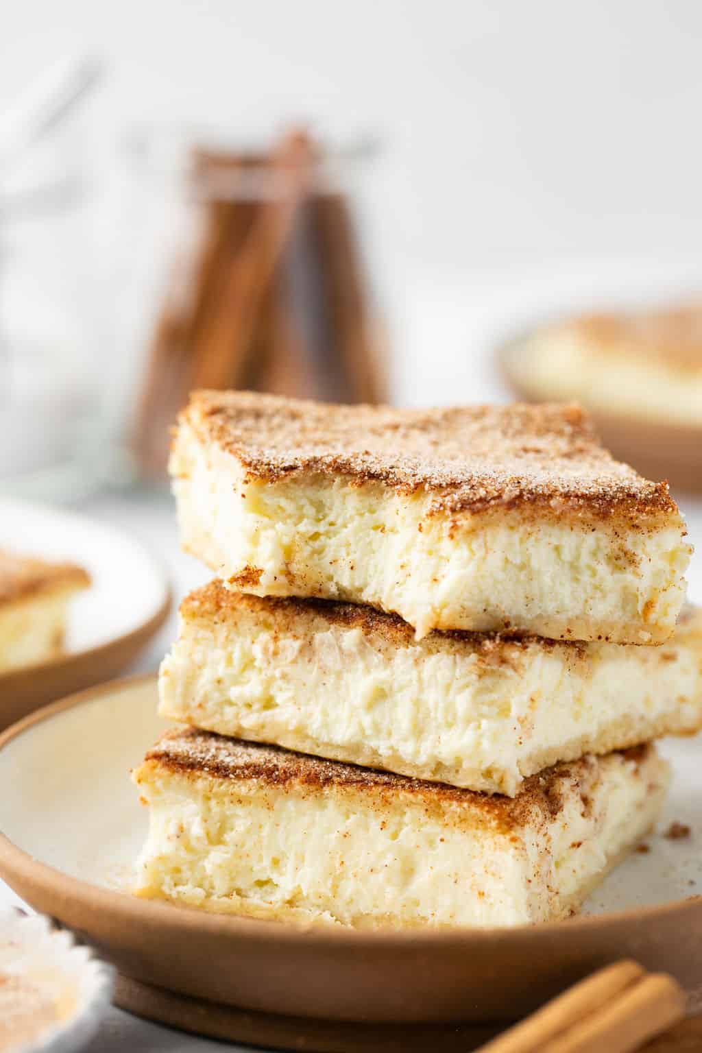 Churro Cheesecake Bars