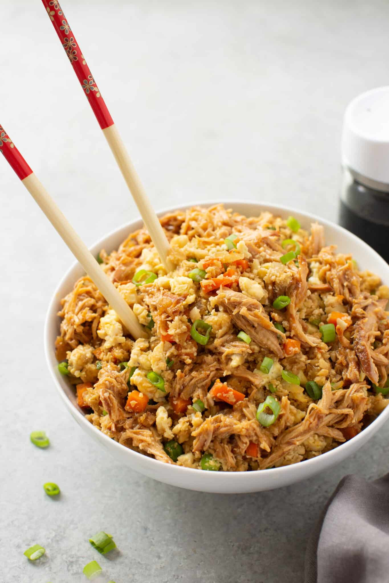 Low Carb Cauliflower Fried Rice | Lauren Fit Foodie