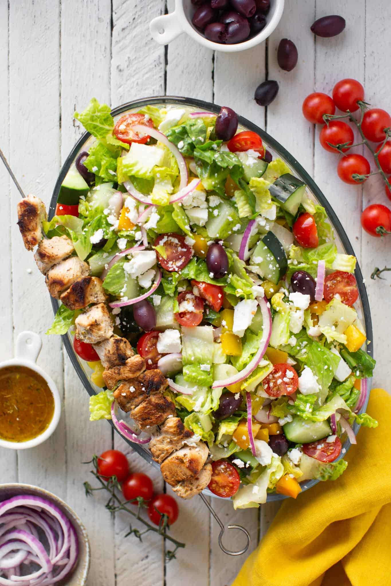 Easy 5Minute Light Greek Salad Dressing Recipe (Low Calorie) Lauren