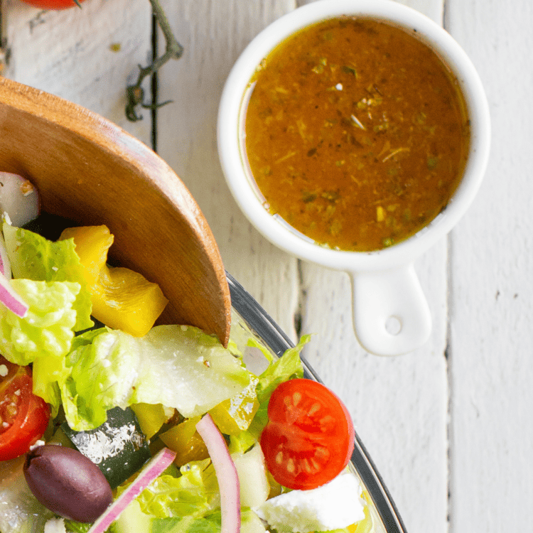 5-Minute Greek Salad Dressing « Clean & Delicious
