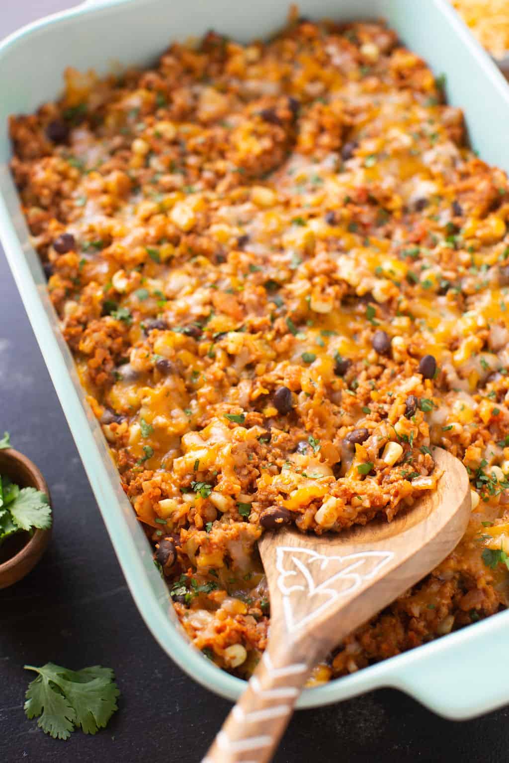 30 Minute Deconstructed Beef Burrito Casserole | Lauren Fit Foodie