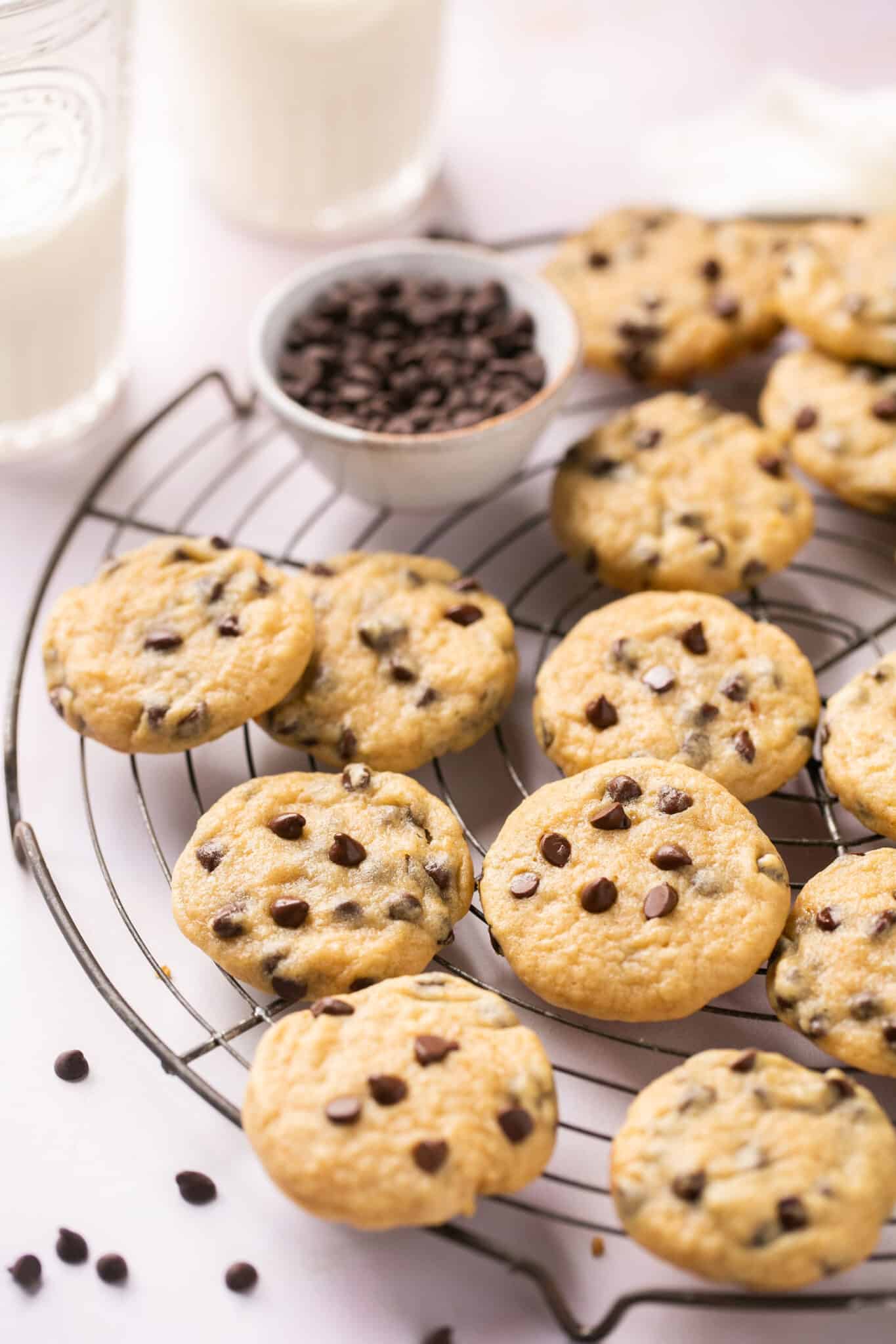 Vegan Chocolate Chip Cookies (Chewy Chips Ahoy Copycat!)