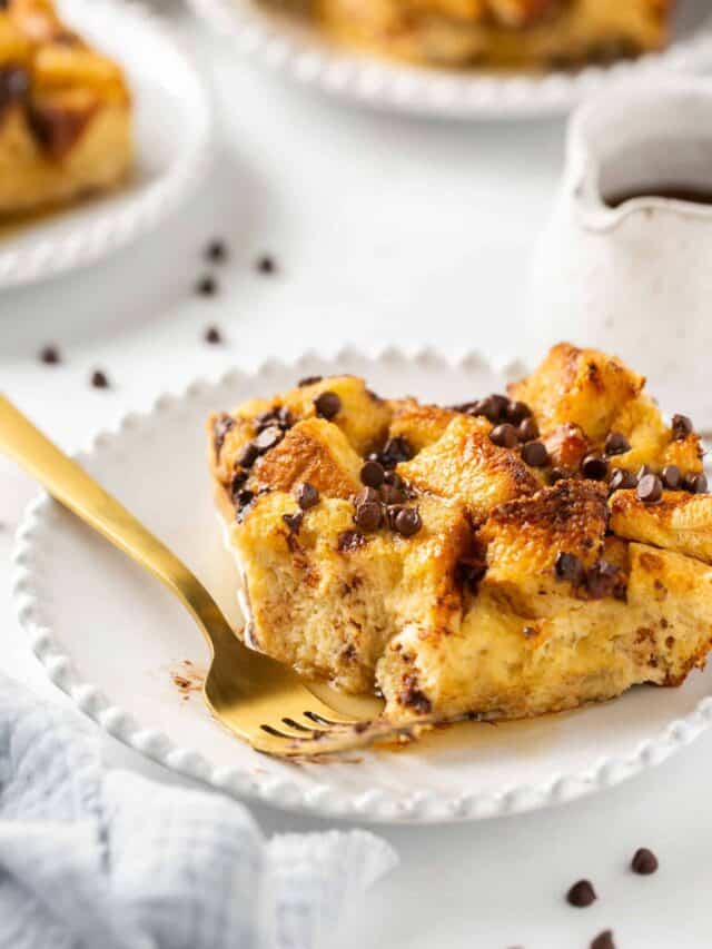 Chocolate Chip Protein French Toast Bake Lauren Fit Foodie