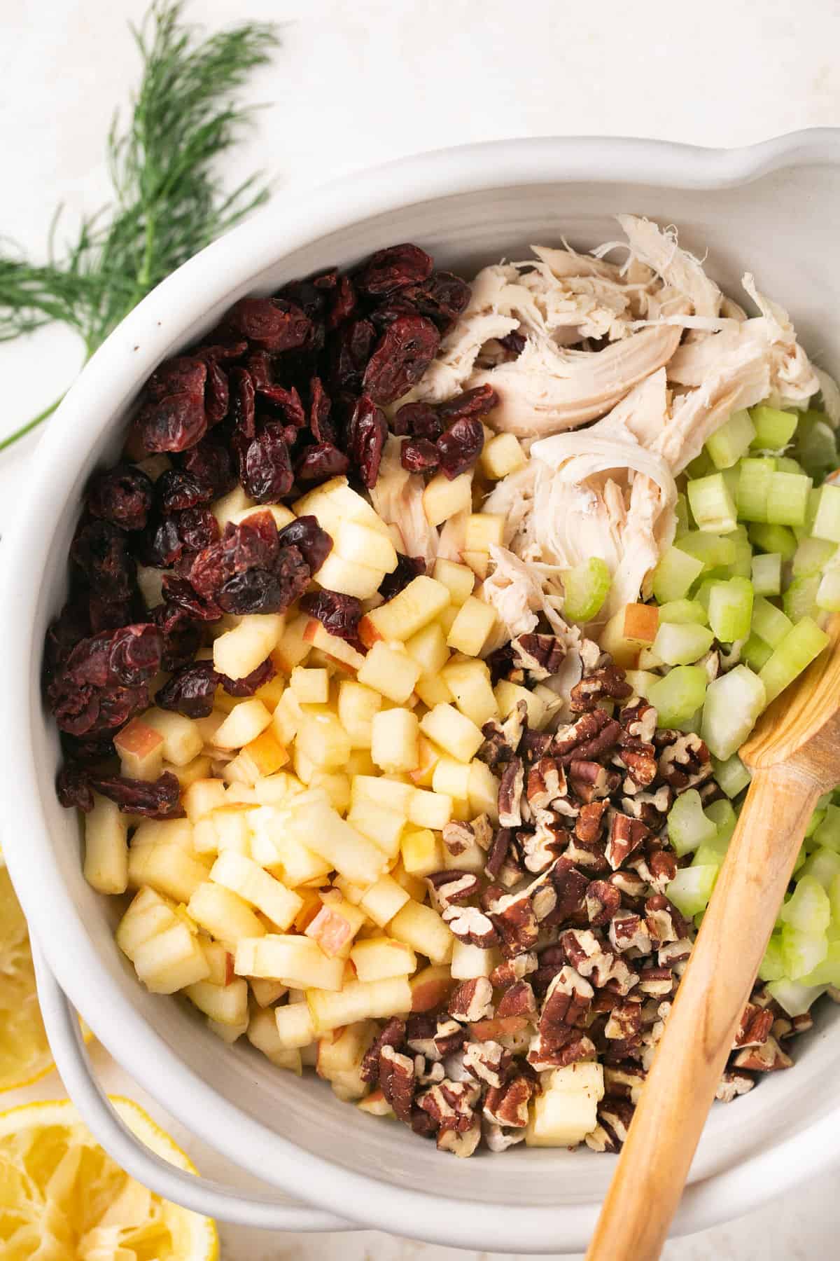 Easy Apple Pecan Chicken Salad Recipe Lauren Fit Foodie