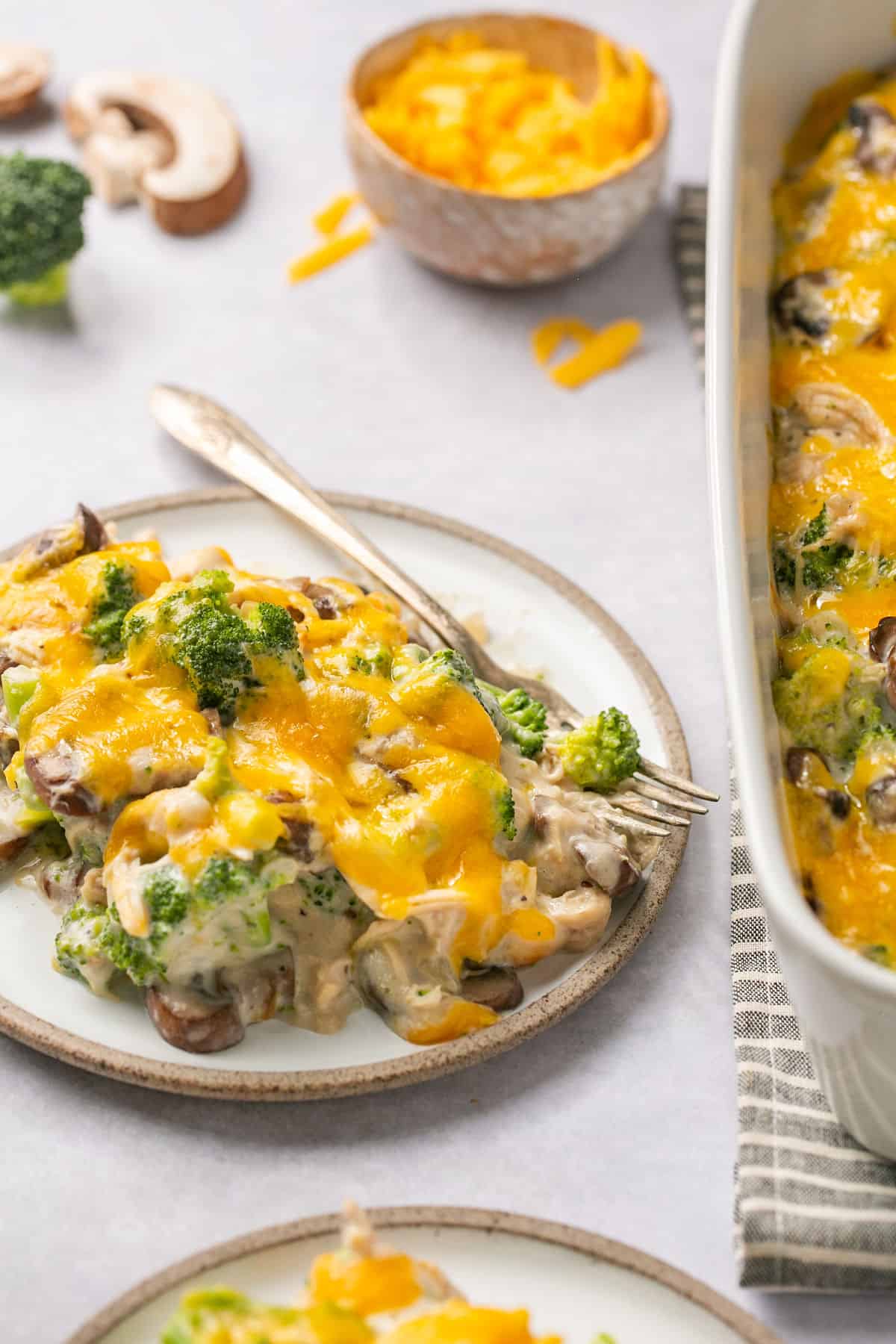 Easy Homemade Low Carb Chicken Broccoli Casserole (with Mayo)