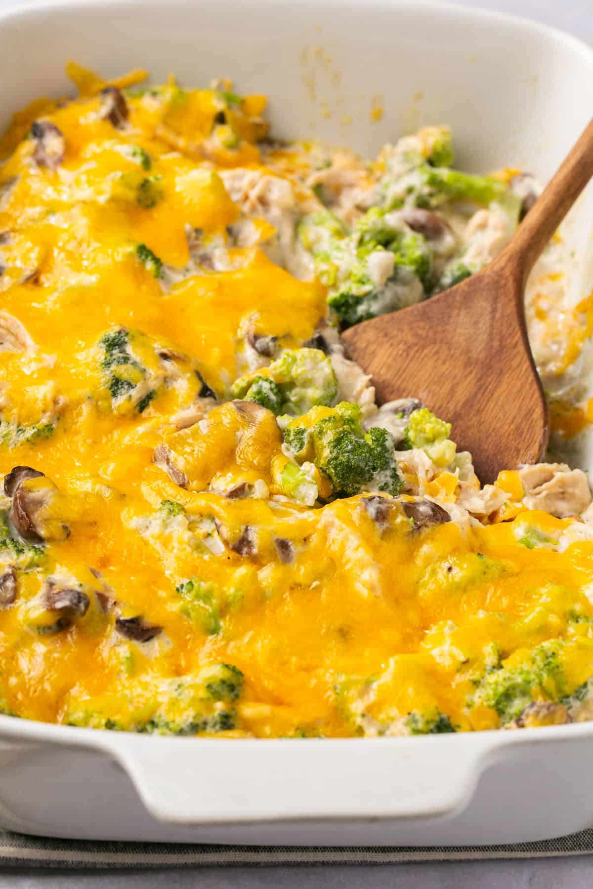 Easy Homemade Low Carb Chicken Broccoli Casserole (with Mayo) Lauren