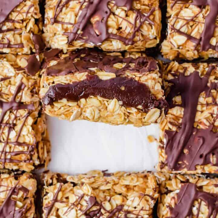 Healthy Peanut Butter Oatmeal Cookie Bars Easy, Chewy, So Good!