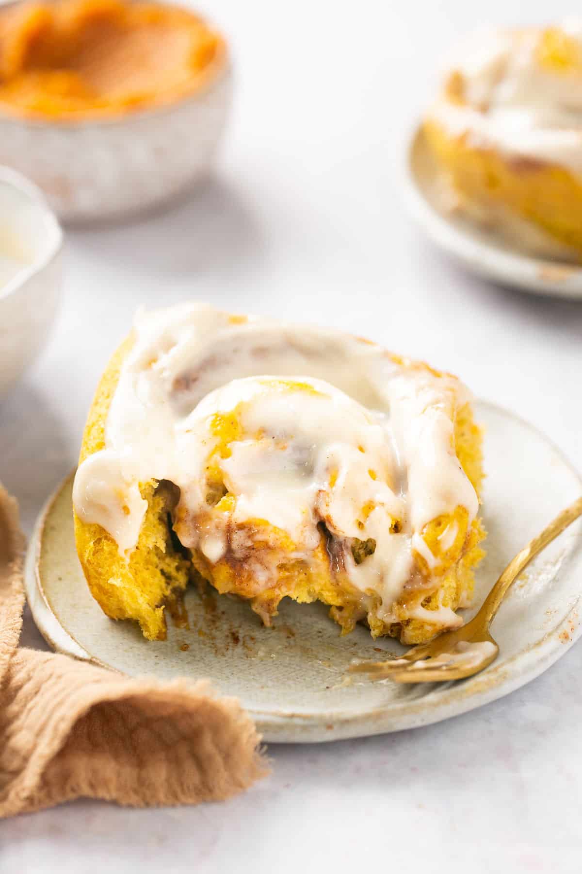 Healthy Pumpkin Cinnamon Rolls (That Taste Like the Real Deal) | Lauren ...