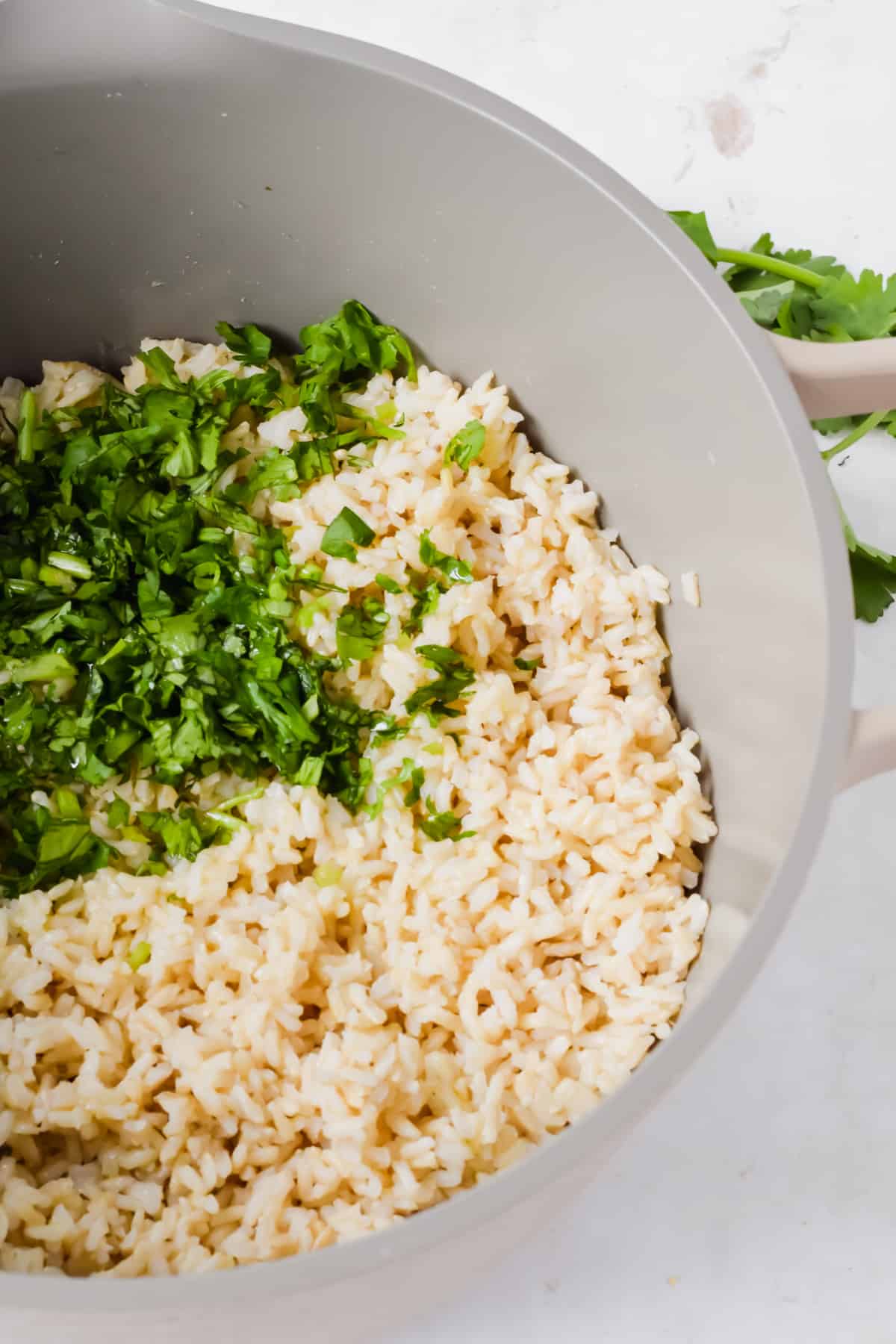 Cilantro Lime Brown Rice (Chipotle Brown Rice Recipe) Lauren Fit Foodie