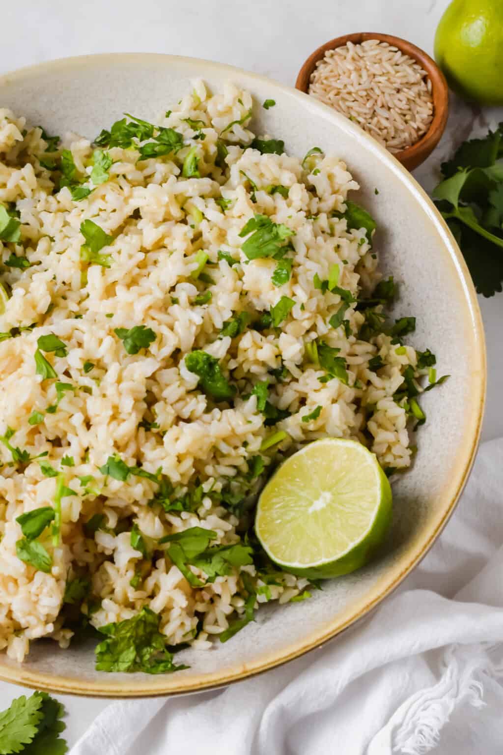 Cilantro Lime Brown Rice (Chipotle Brown Rice Recipe) Lauren Fit Foodie