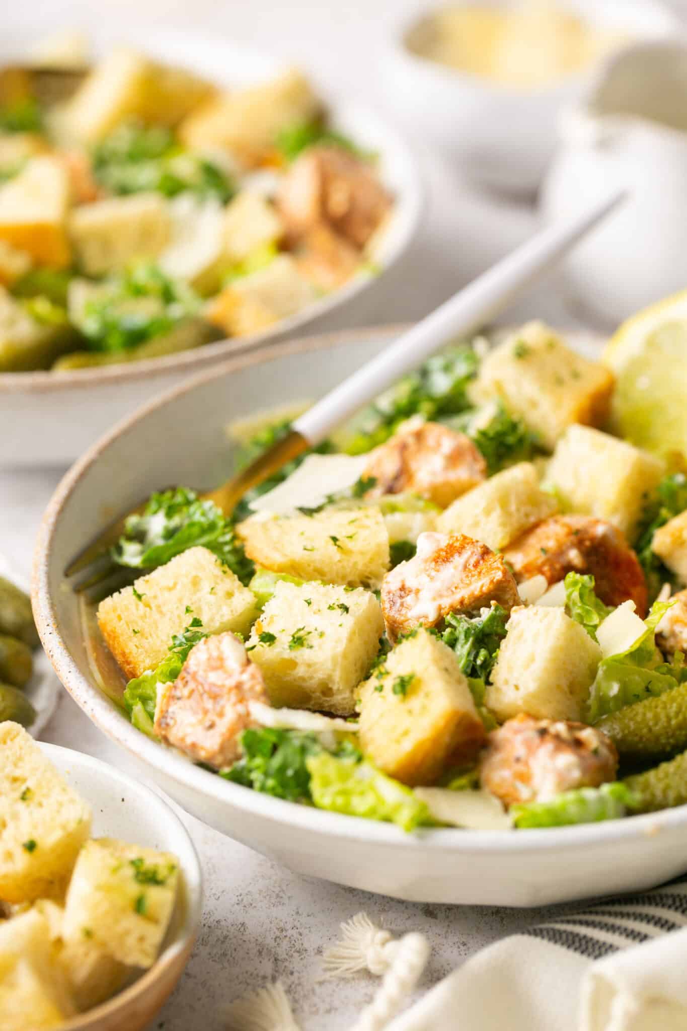 Healthy Chicken Caesar Salad Recipe