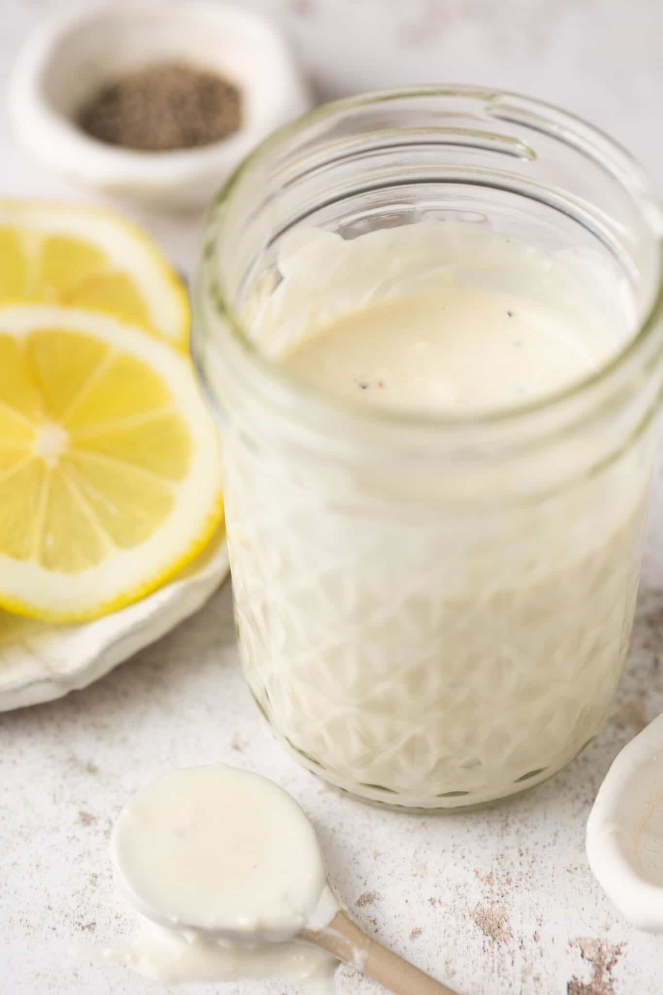 The Most Legit Tasting Low Calorie Caesar Salad Dressing Lauren Fit Foodie