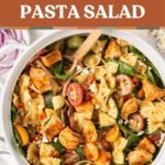 Healthy Sun Dried Tuscan Pasta Salad Recipe.