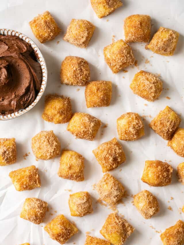 Cinnamon Pretzel Bites Recipe (No Yeast!) with Homemade Nutella Lauren Fit Foodie