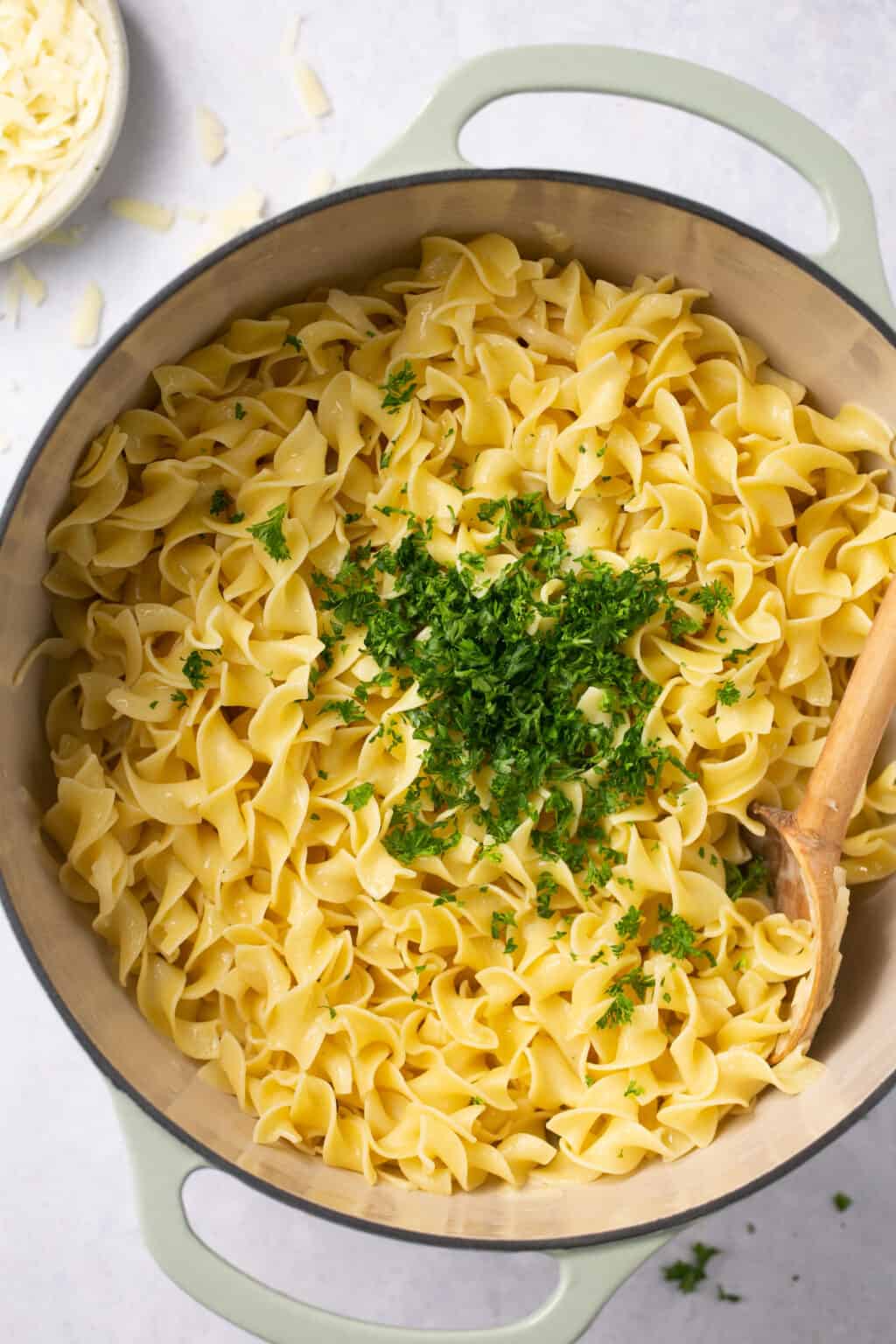 15-Minute Buttered Noodles with Parmesan | Lauren Fit Foodie