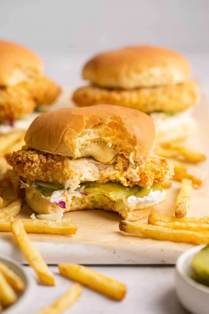 The Most Bomb Air Fryer Chicken Sandwich Lauren Fit Foodie