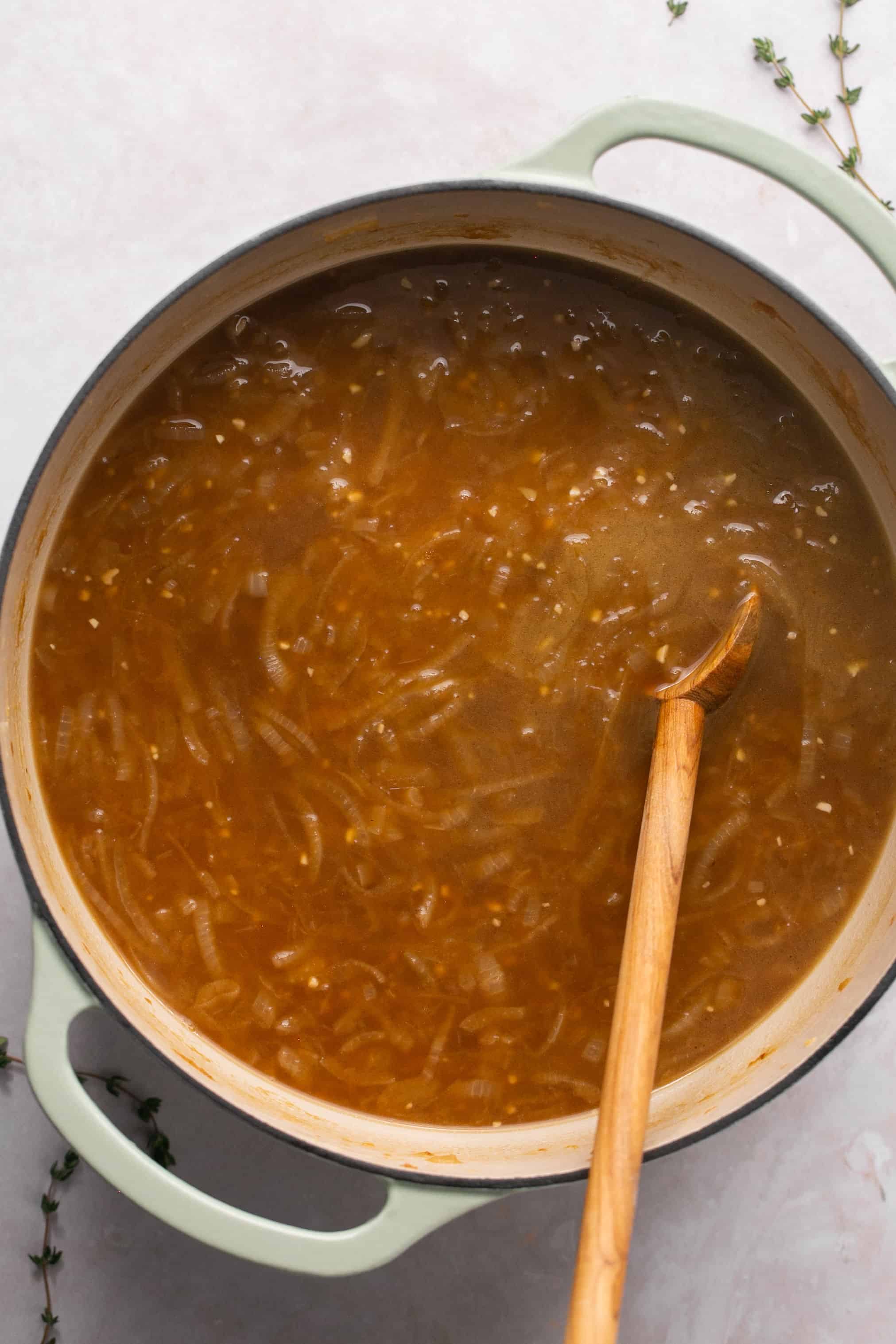 The Best Healthy French Onion Soup | Lauren Fit Foodie