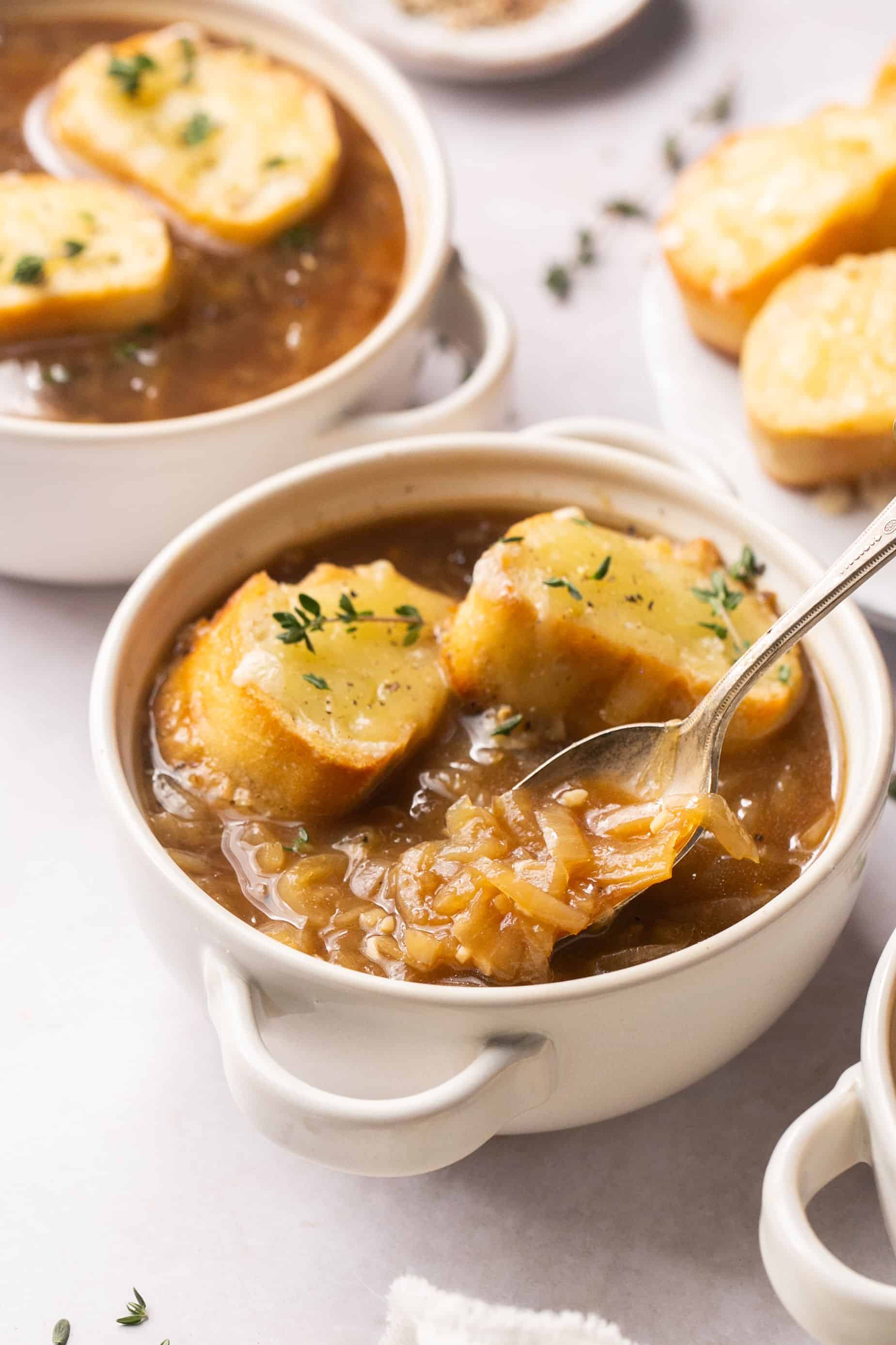 The Best Healthy French Onion Soup Lauren Fit Foodie