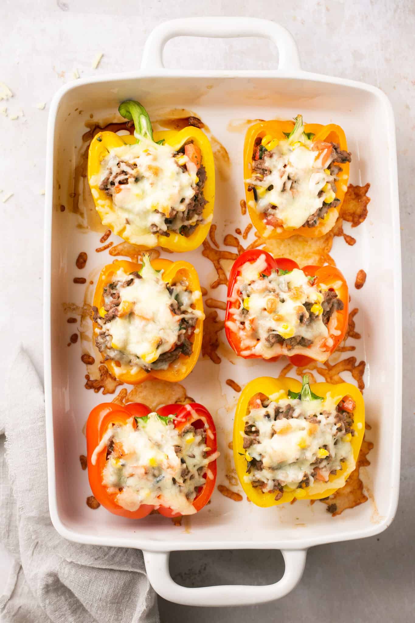 Healthy Stuffed Peppers with Ground Beef (Easy 30 Minute Recipe