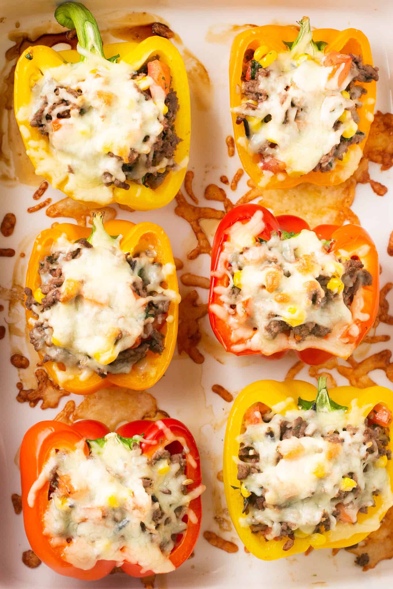 Healthy Stuffed Peppers with Ground Beef (Easy 30 Minute Recipe