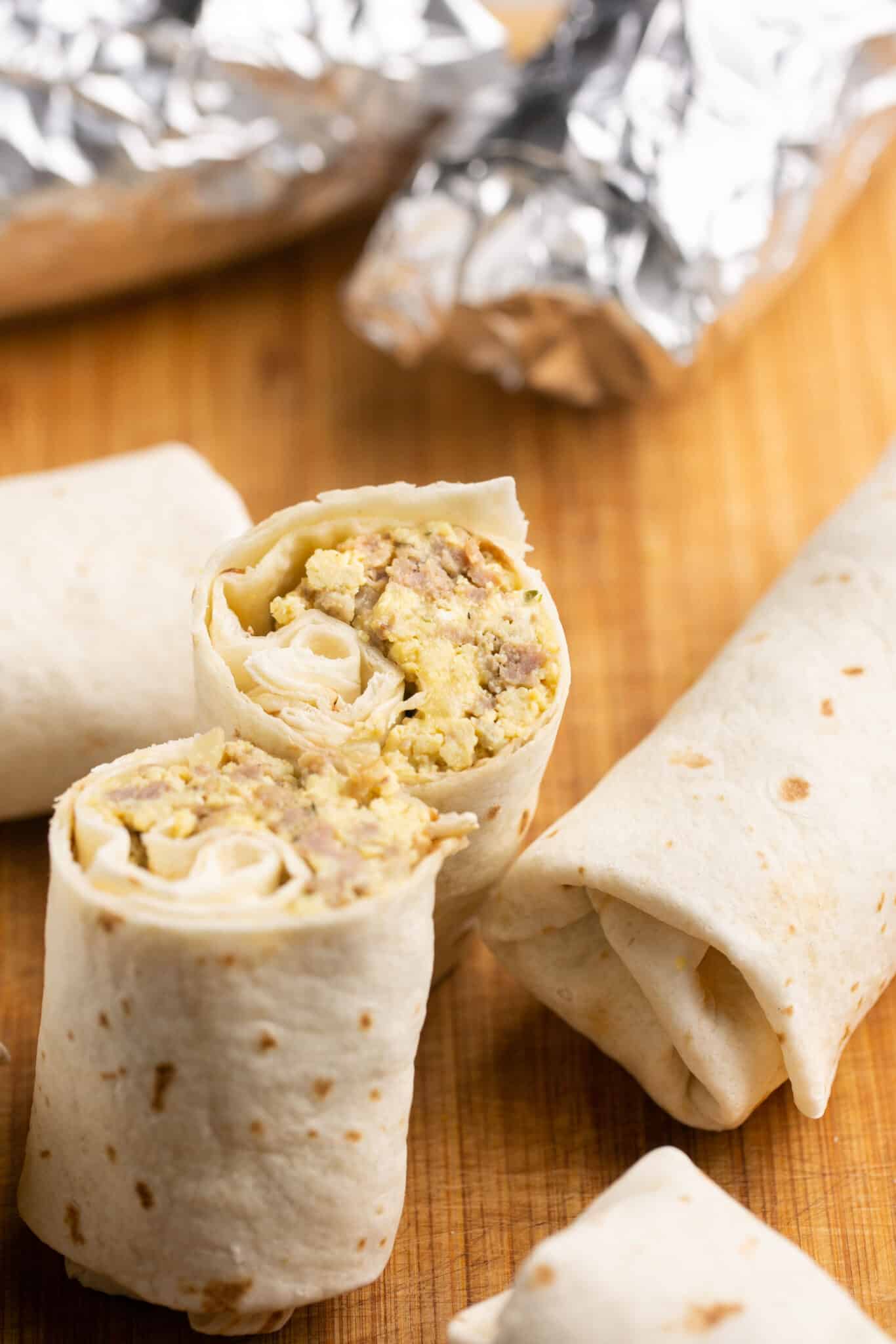 Healthy Breakfast Burritos (Easy Meal Prep) Lauren Fit Foodie