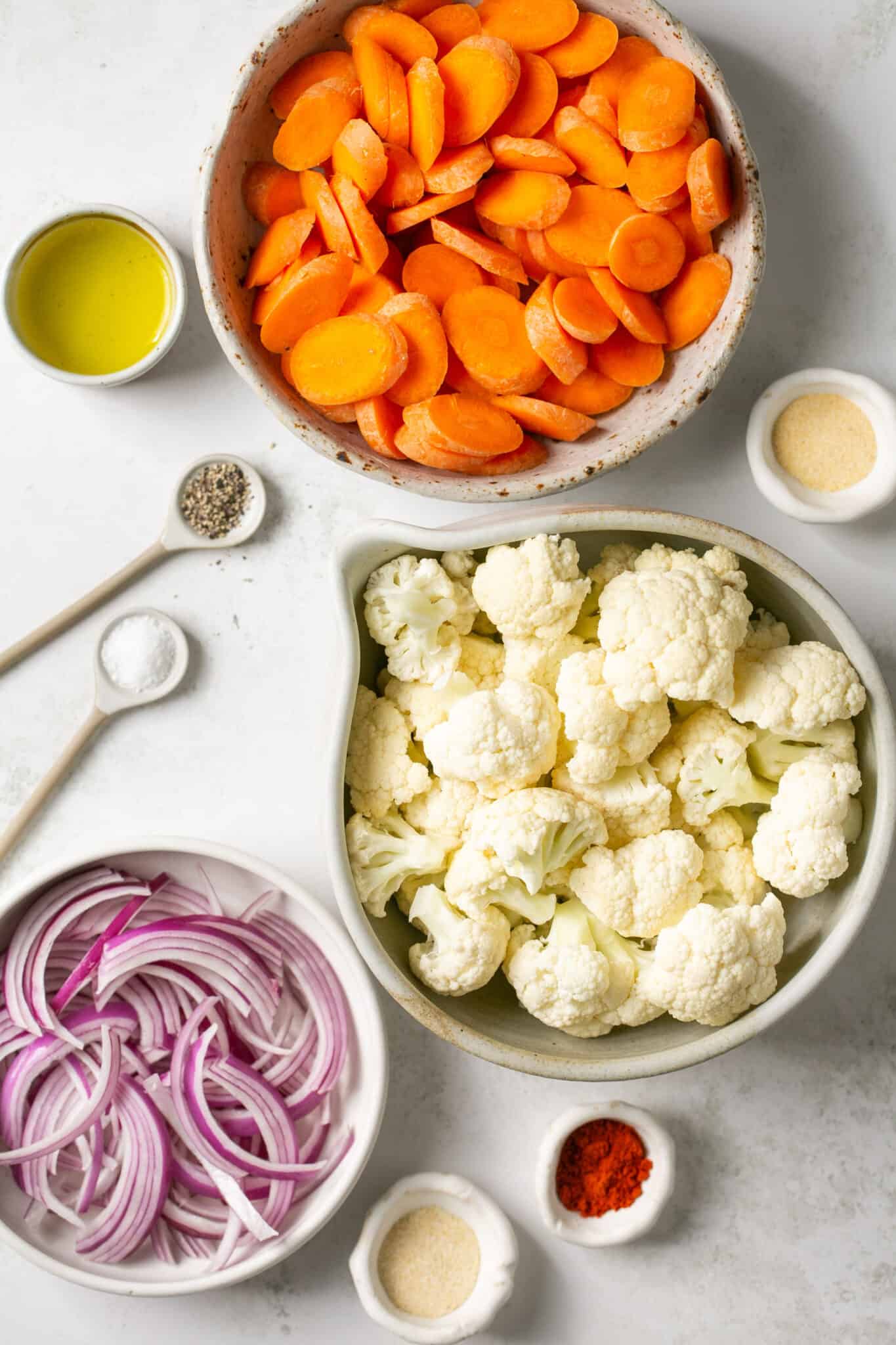 Easy Roasted Cauliflower and Carrots Lauren Fit Foodie