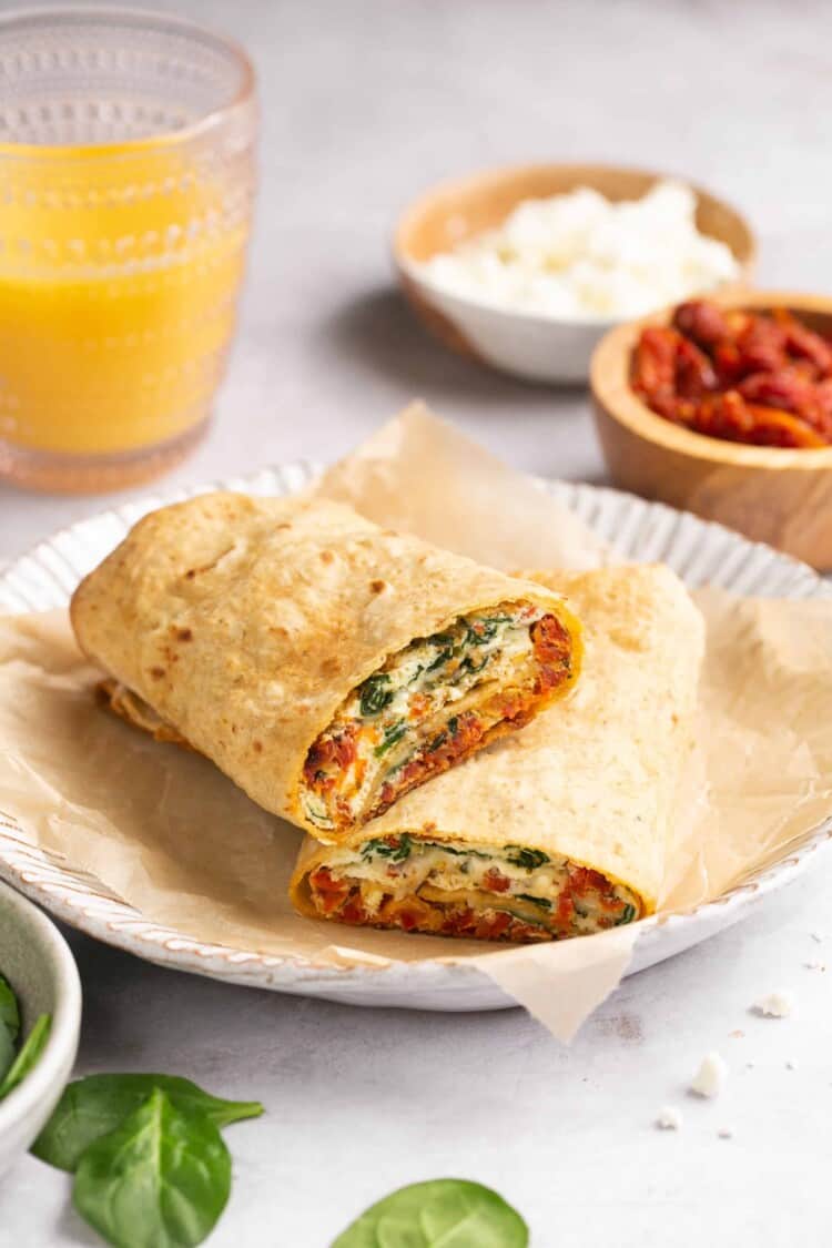 Copycat Starbucks Spinach Feta Wrap Recipe (Double the Protein