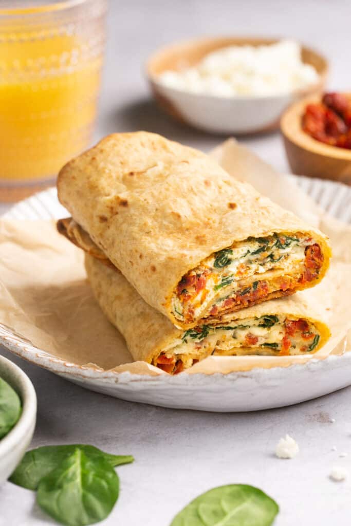 High Protein Salmon and Egg Wrap Recipe