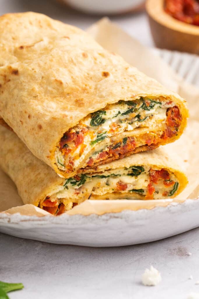 Copycat Starbucks Spinach Feta Wrap Recipe (Double the Protein