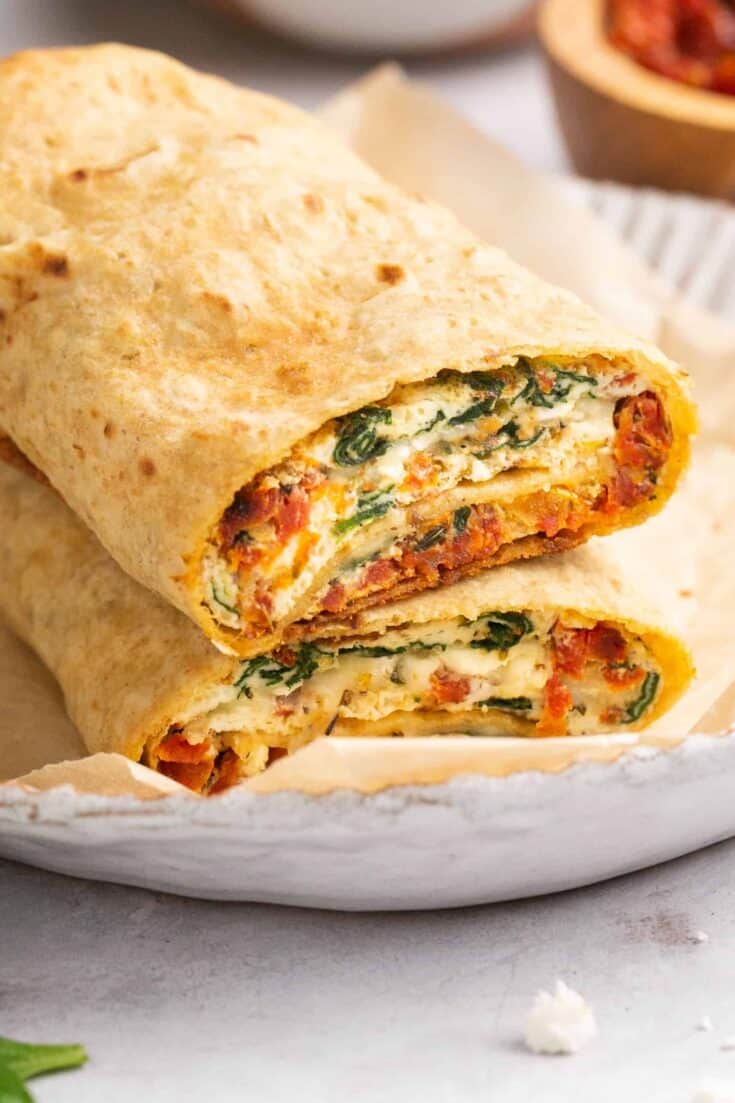 Copycat Starbucks Spinach Feta Wrap Recipe (Double the Protein