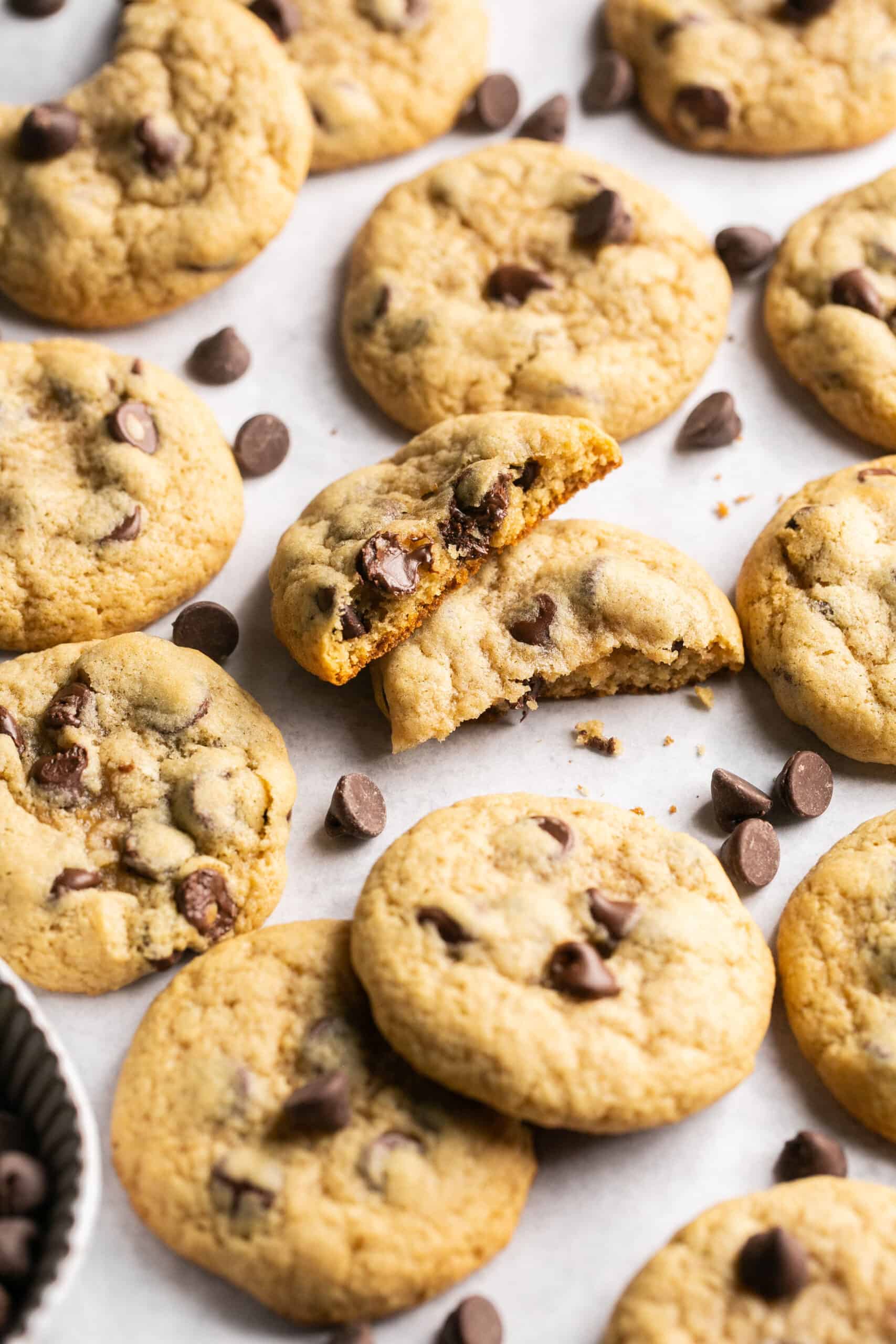 Small Batch Chocolate Chip Cookies (Classic Chewy) | Lauren Fit Foodie