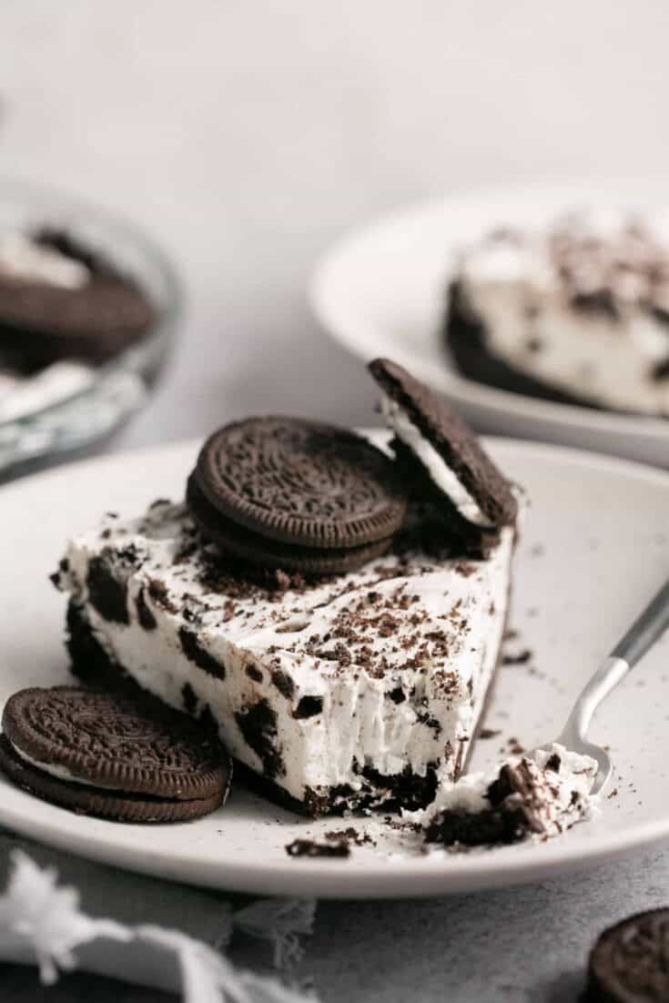 No Bake Oreo Pie with Cool Whip | Lauren Fit Foodie