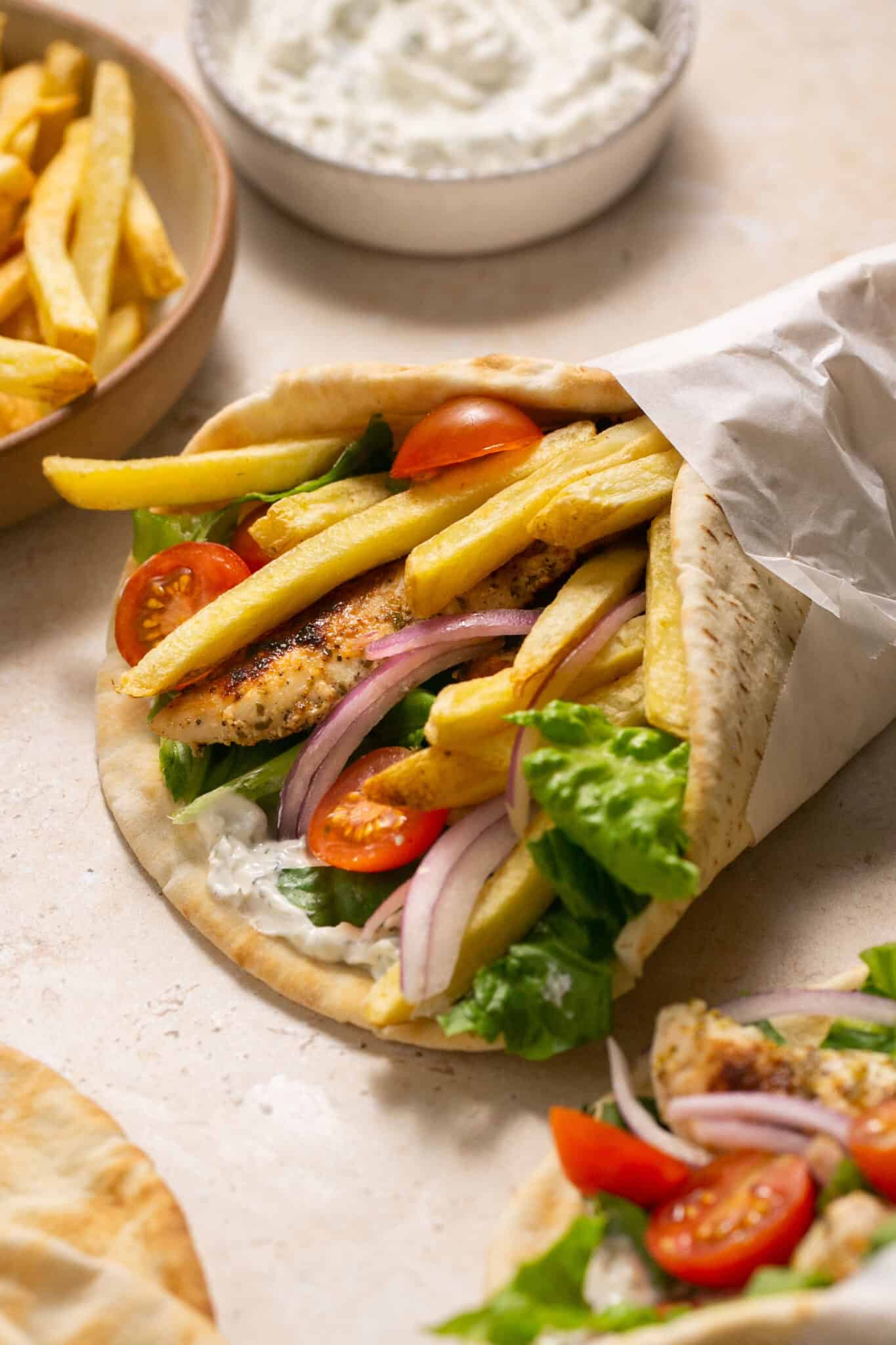 Quick and Easy Healthy Chicken Gyros