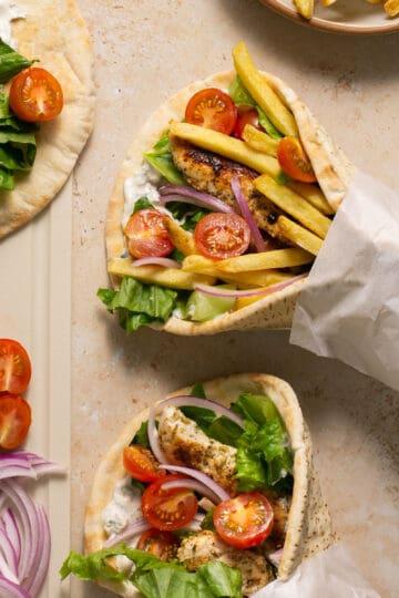 Quick and Easy Healthy Chicken Gyros | Lauren Fit Foodie