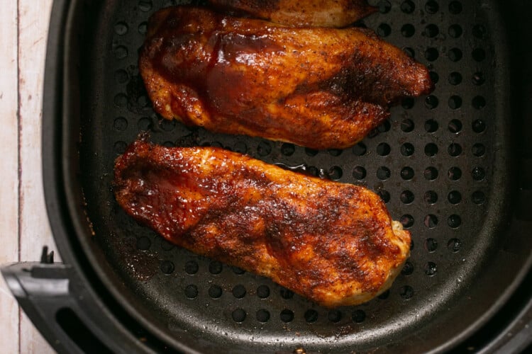 Air Fryer BBQ Chicken (with Grill Option!) | Lauren Fit Foodie