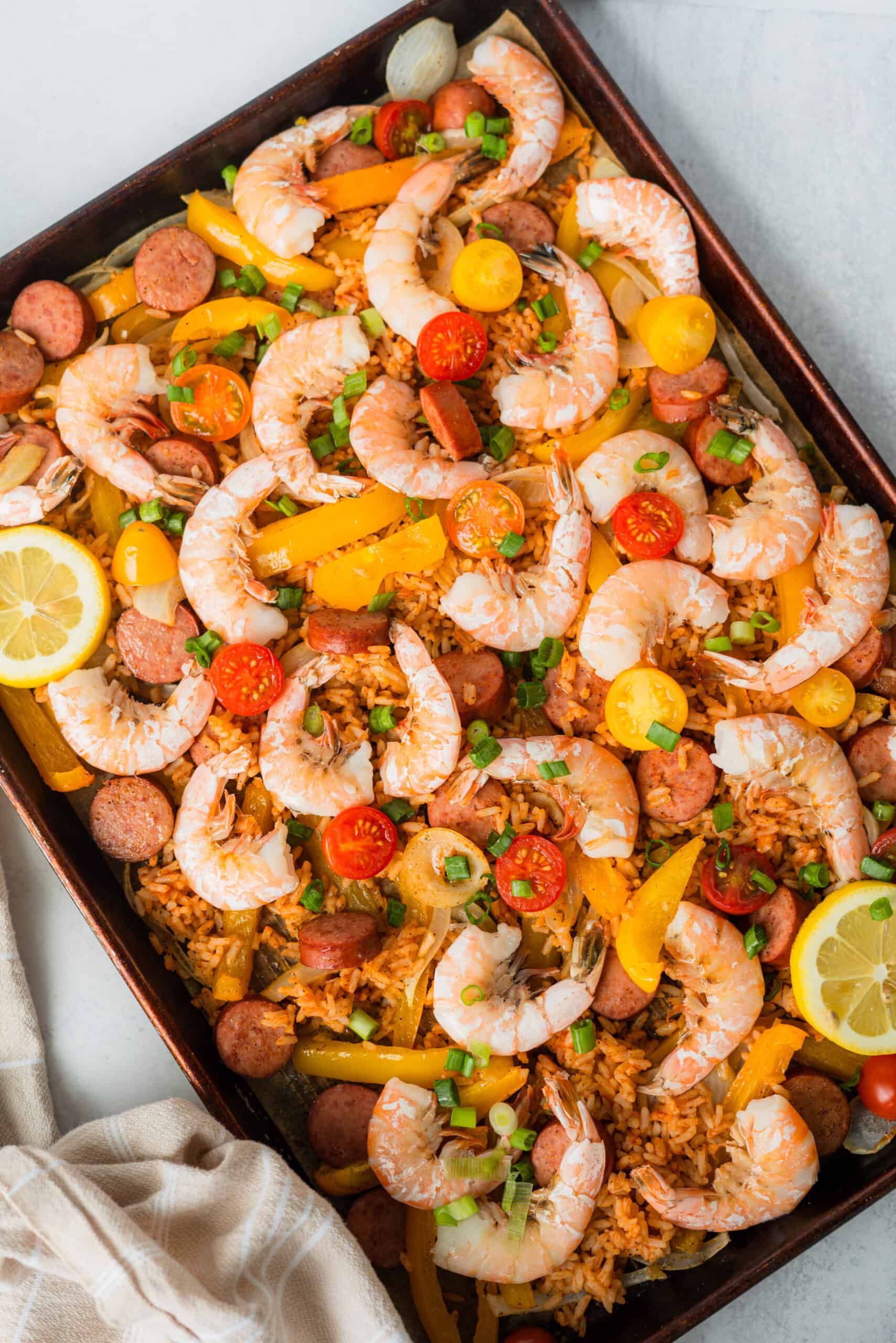 Easy Sheet Pan Jambalaya Lauren Fit Foodie