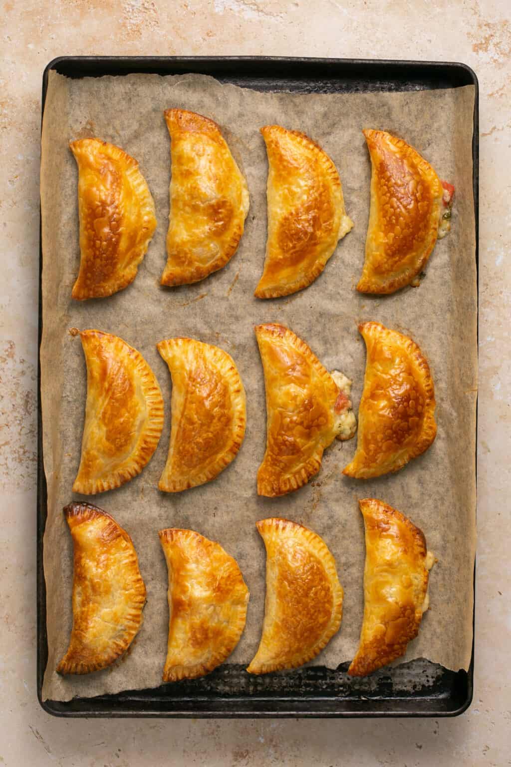 Super Easy Caprese Empanadas (Vegetarian Empanadas Recipe) Lauren Fit