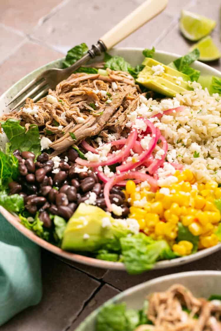 Carnitas Burrito Bowls