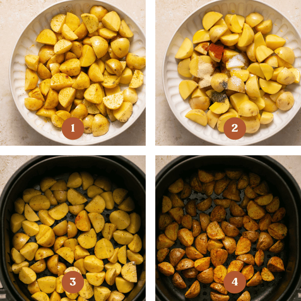 How to make the potatoes.