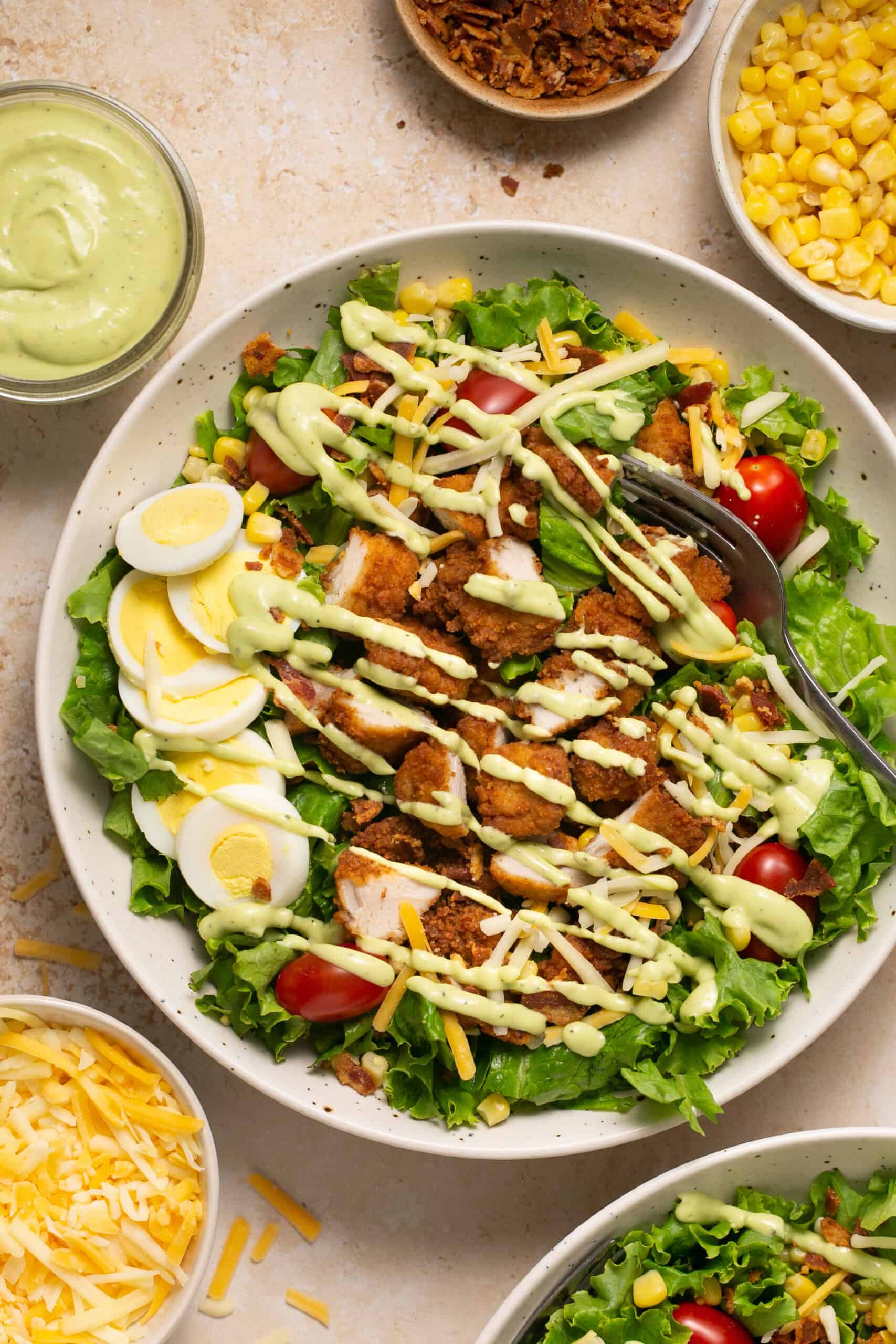 Chick Fil A Cobb Salad Recipe Lauren Fit Foodie 9590