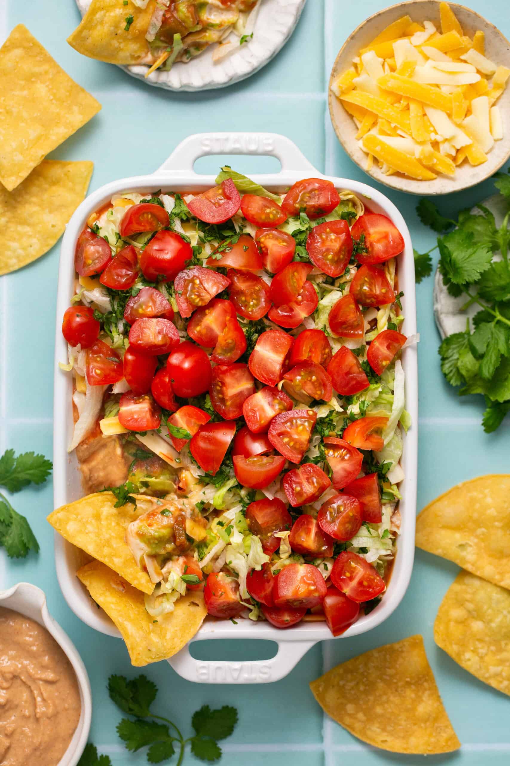 Healthy 7 Layer Dip (Protein-Packed!)