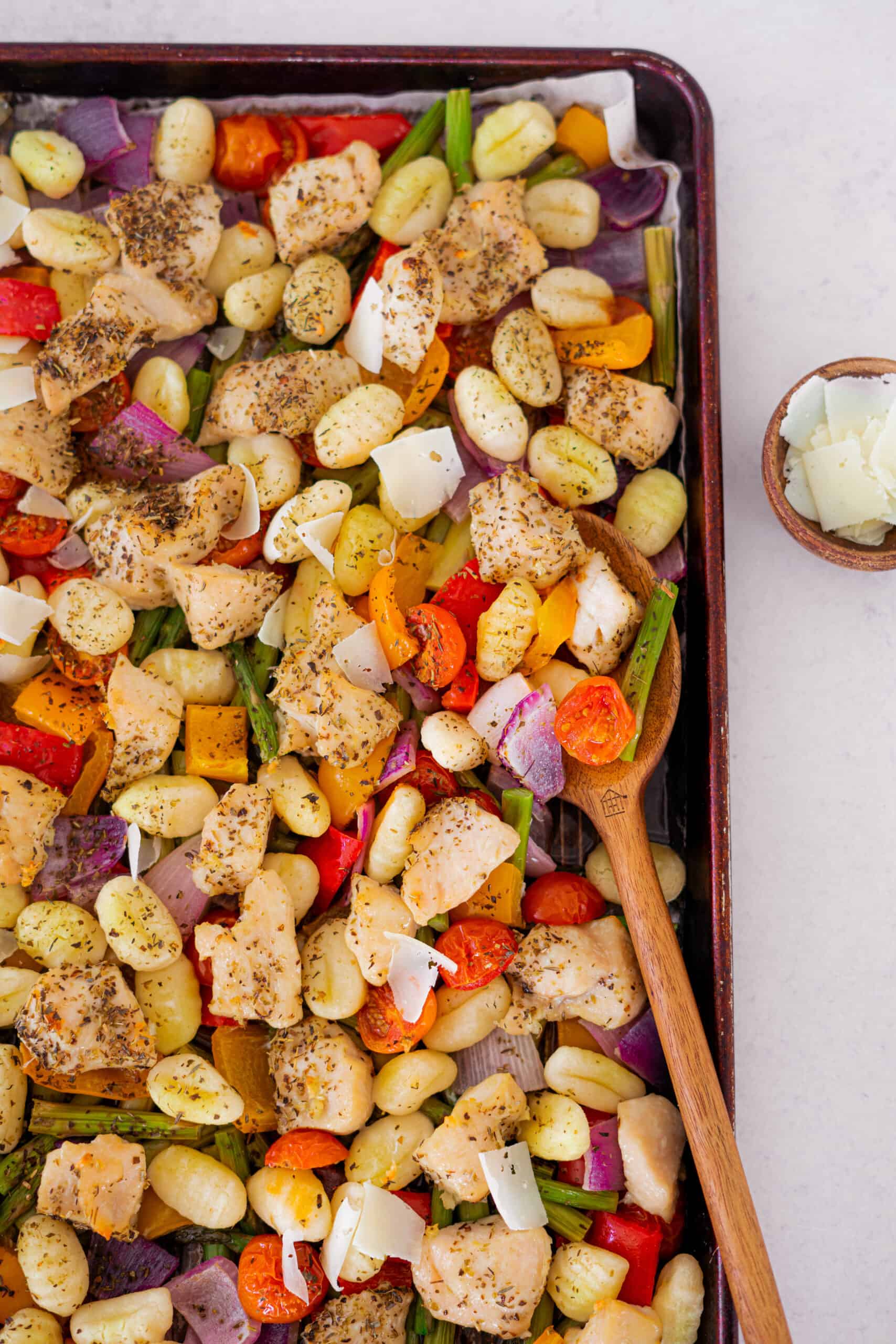 Sheet Pan Italian Chicken and Gnocchi Lauren Fit Foodie