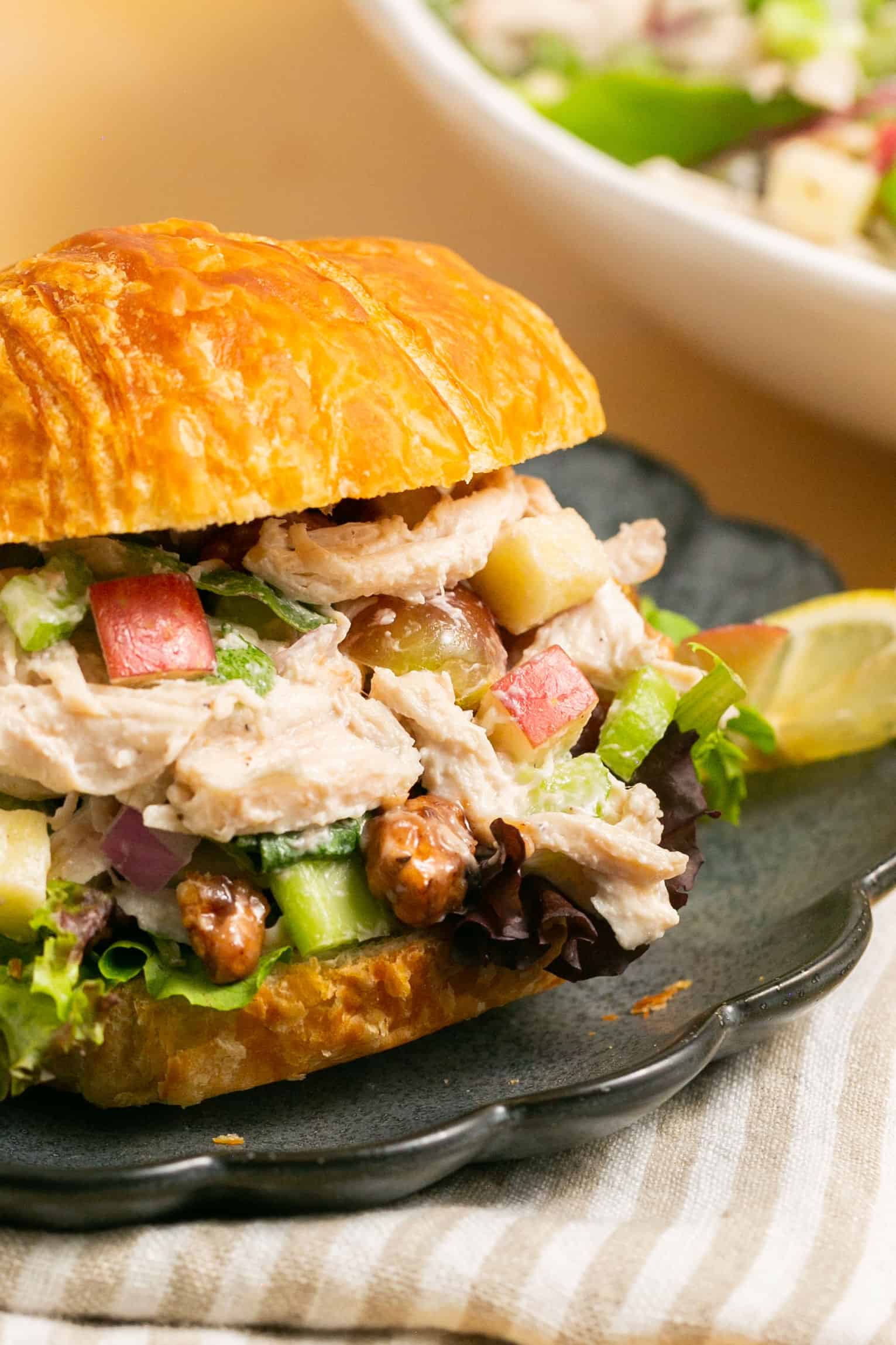 Healthy Waldorf Salad (Waldorf Chicken Salad) - Lauren Fit Foodie