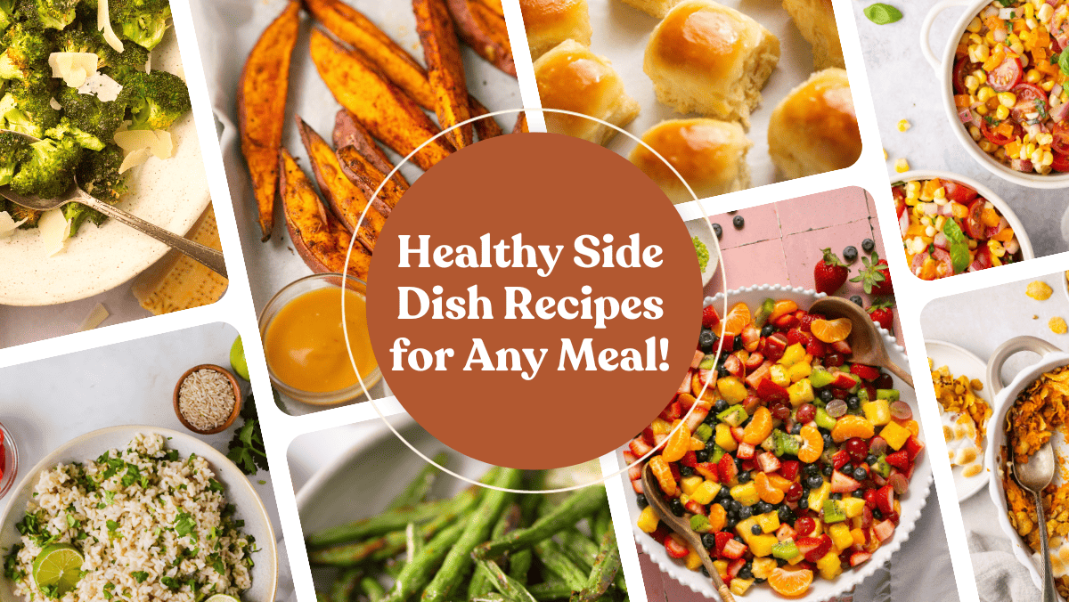 Healthy Side Dish Recipes cover.
