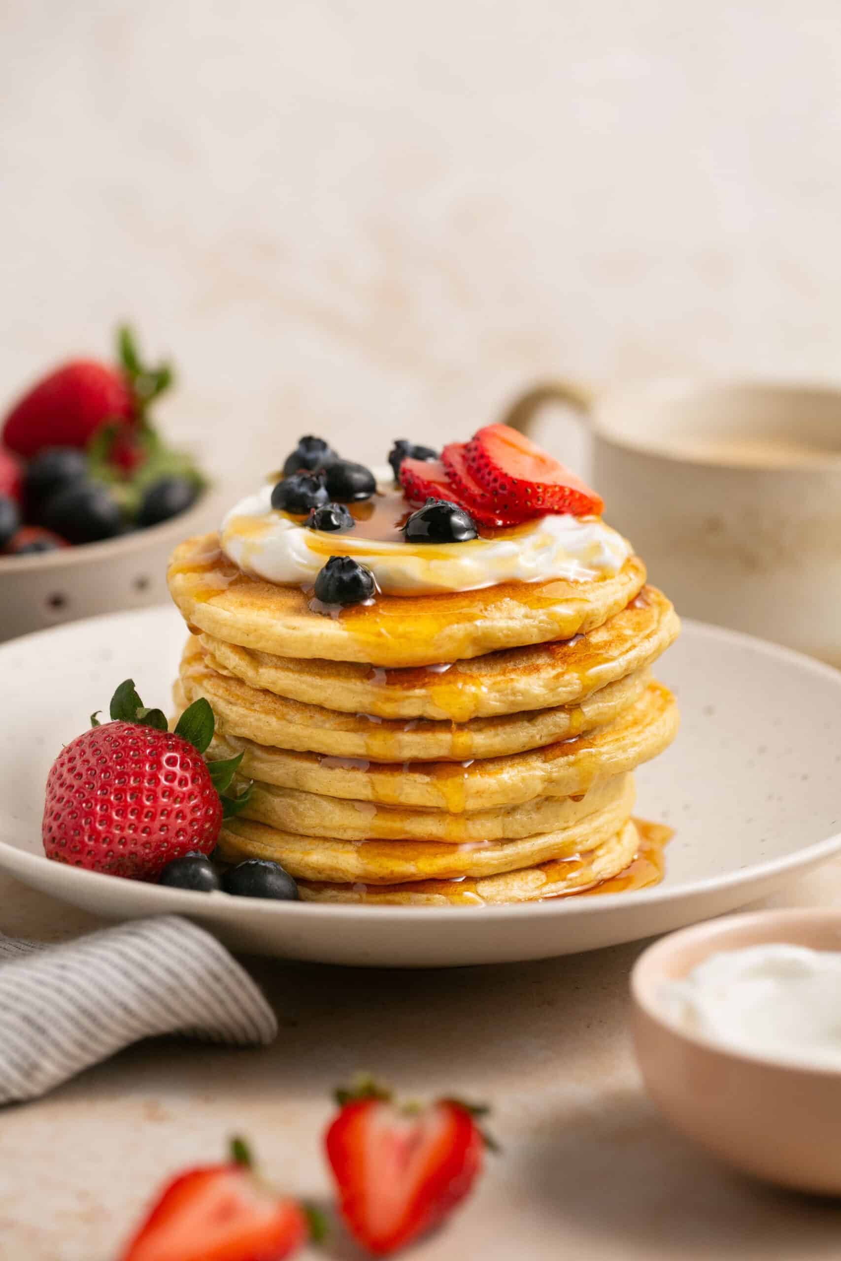 Fluffy Protein Pancakes - Healthy Recipes Blog