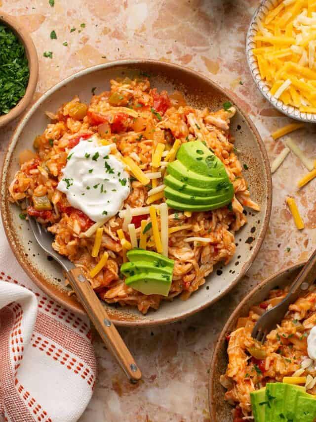 30-Minute Spanish Chicken and Rice (One-Skillet)