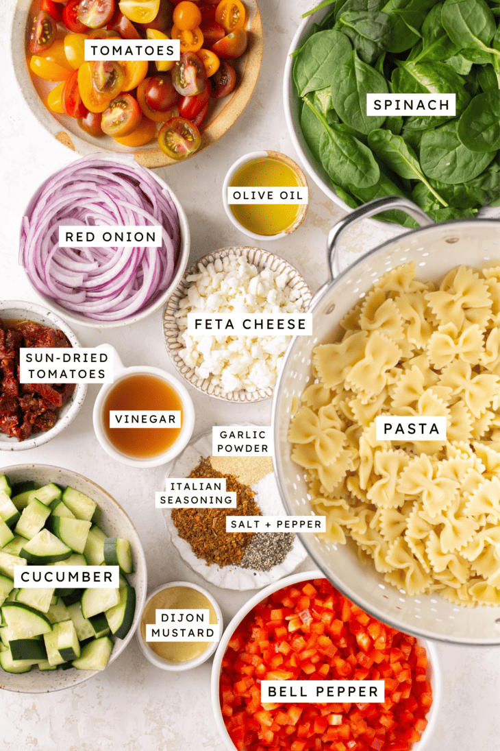 Healthy Tuscan Pasta Salad | Lauren Fit Foodie