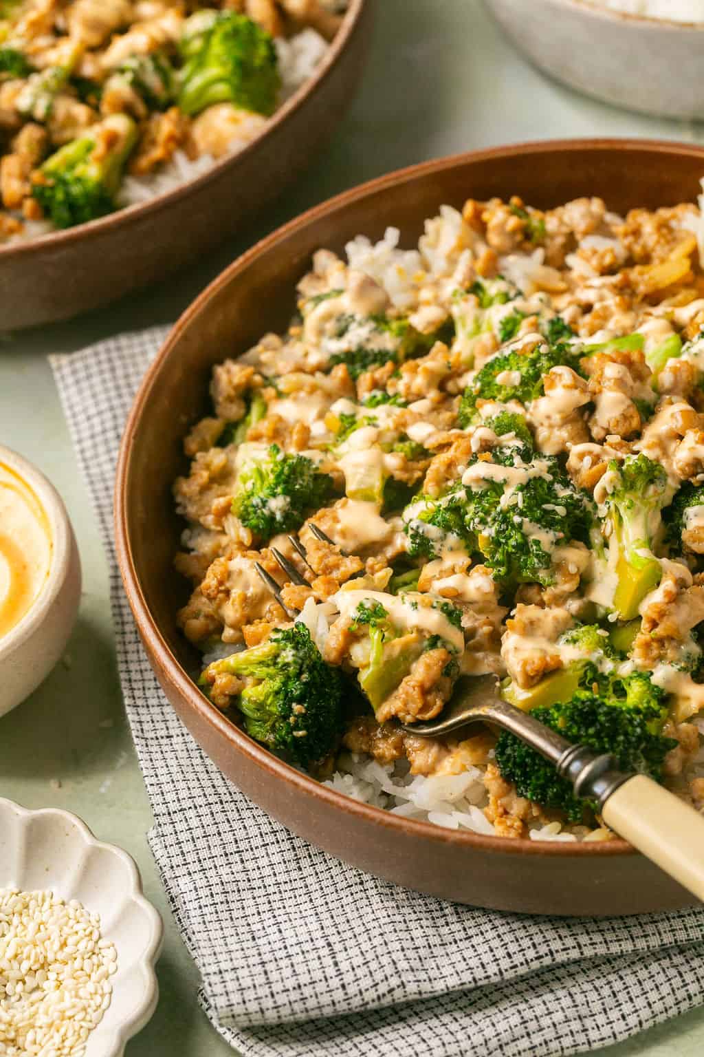 Asian Ground Chicken Rice Bowls (30-Minute) | Lauren Fit Foodie